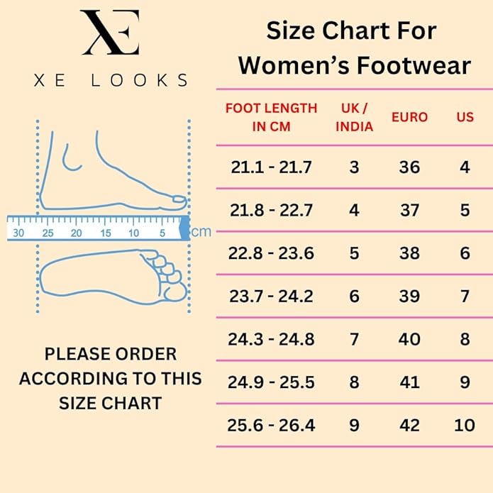 Visit the XE Looks Store XE Looks Women's Trendy Block Heels | Open-Toe Sandals with Elastic Support | Anti-Skid Sole & Cushioned Footbed Block Heels For Girls & Women - Image 4
